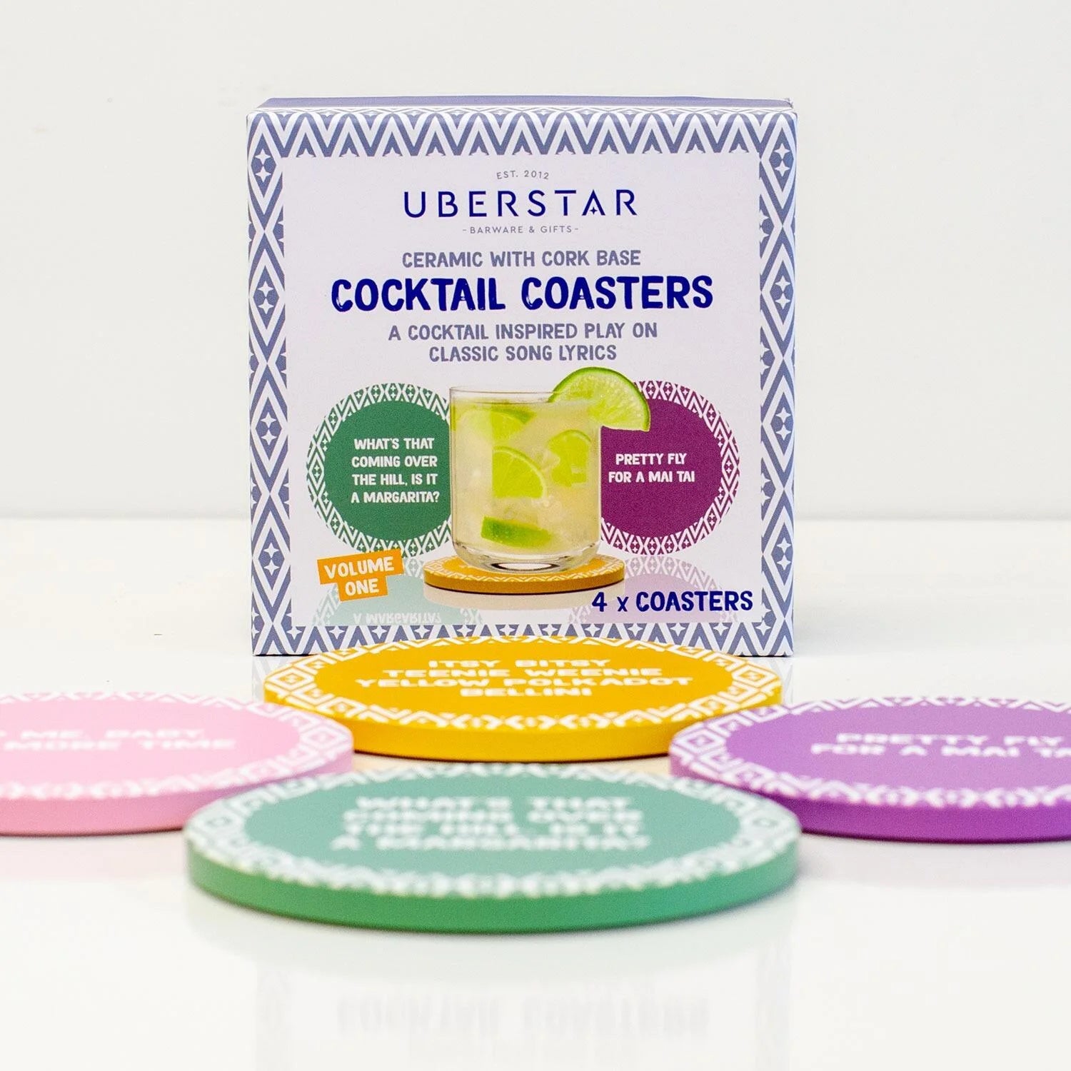 Cocktail Coasters (Set of 4) - Volume 1