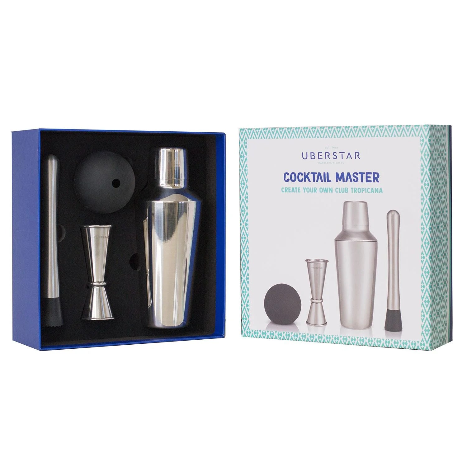 Cocktail Master Gift Set - Silver