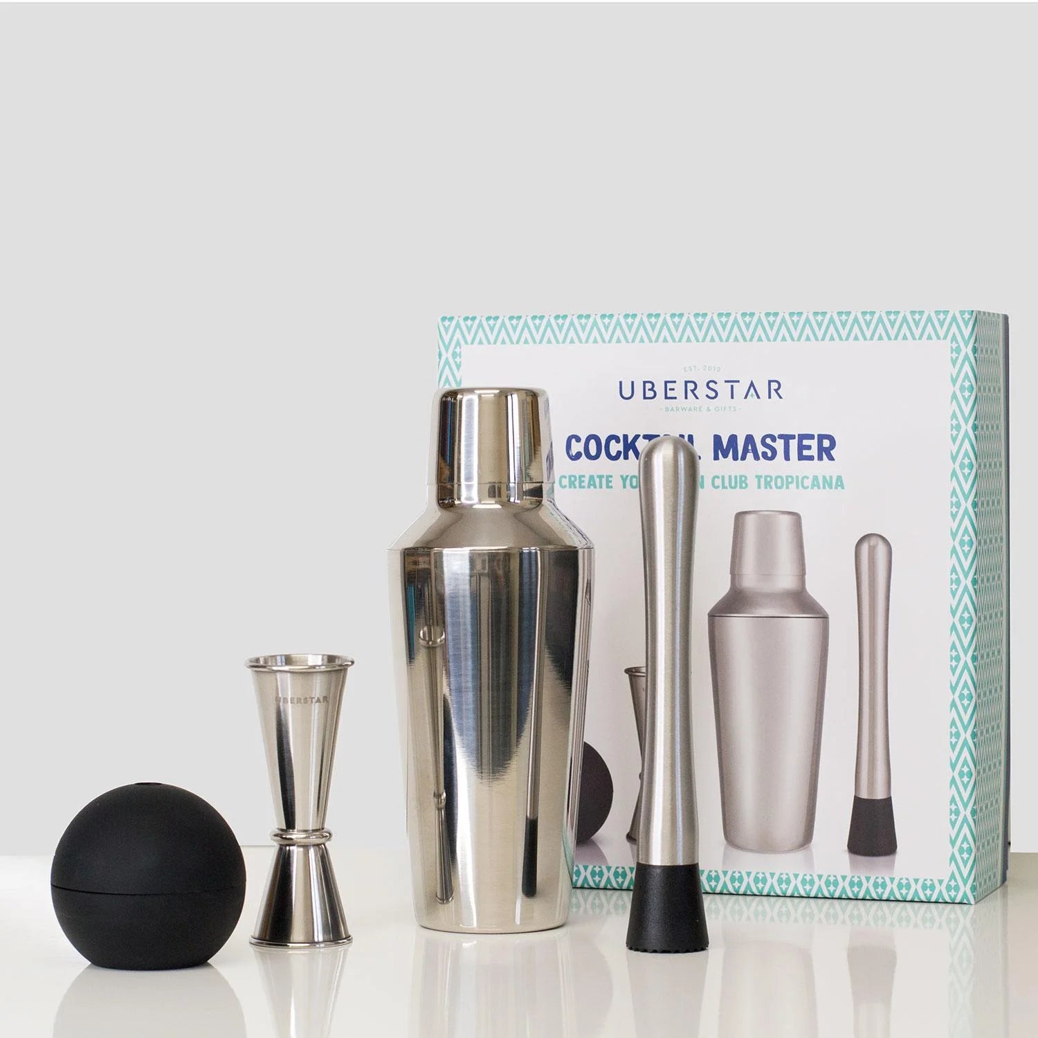 Cocktail Master Gift Set - Silver