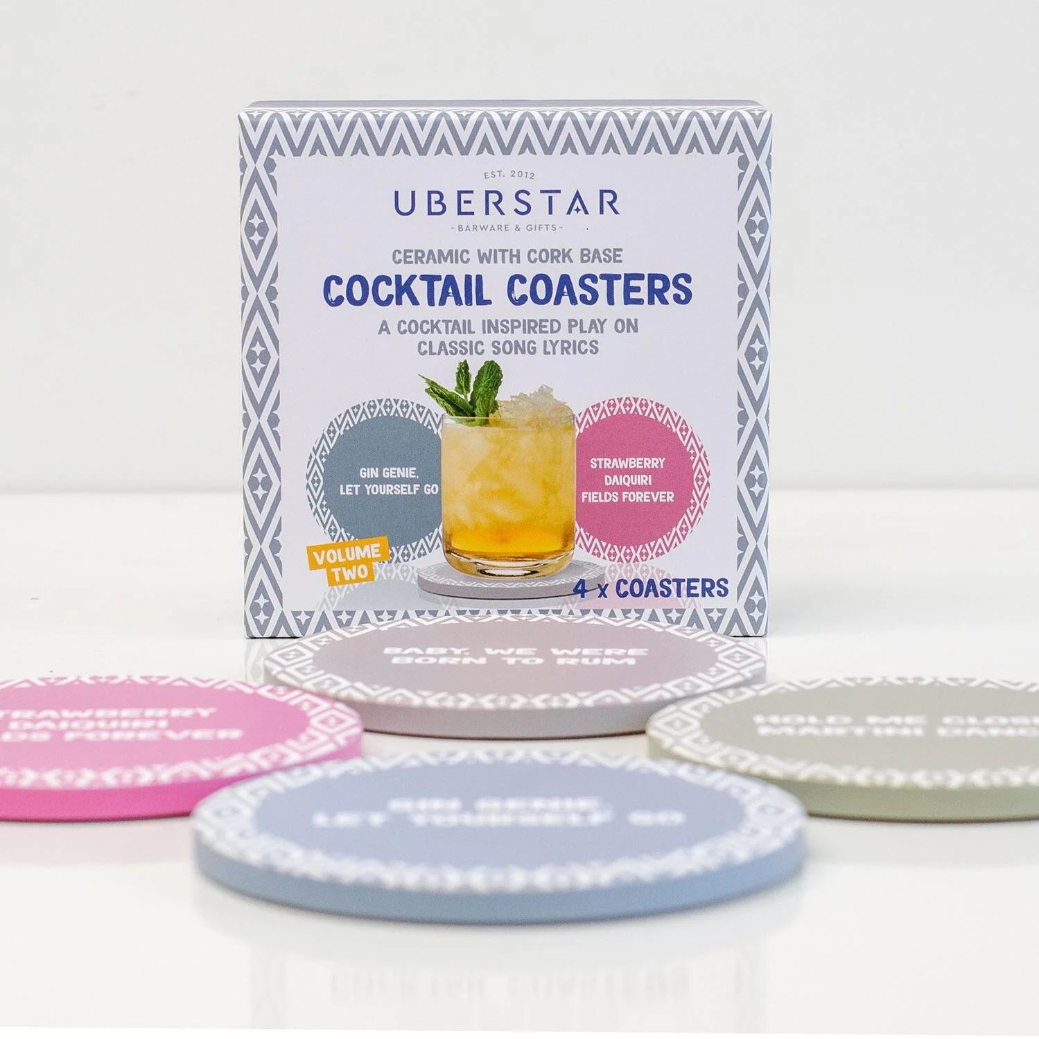 Cocktail Coasters (Set of 4) - Volume 2