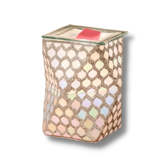 Pearl Moroccan Geometric Wax Warmer