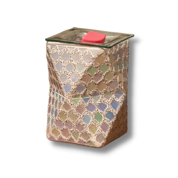 Pearl Moroccan Geometric Wax Warmer