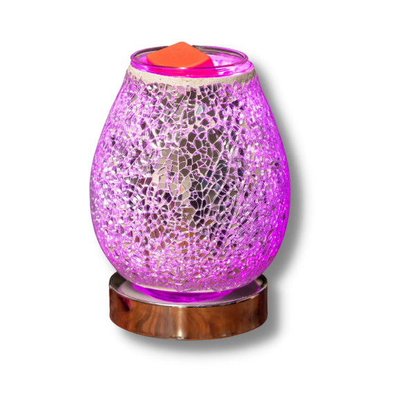 Mosaic Egg Colour Changing lamp