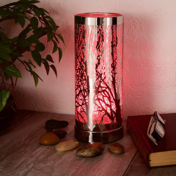 White-Silver Aroma Lamp