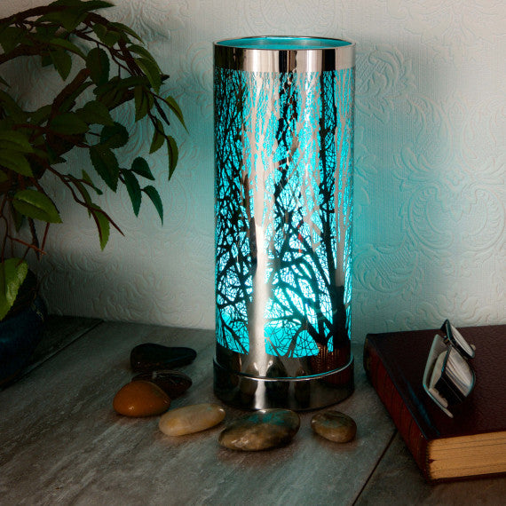 White-Silver Aroma Lamp