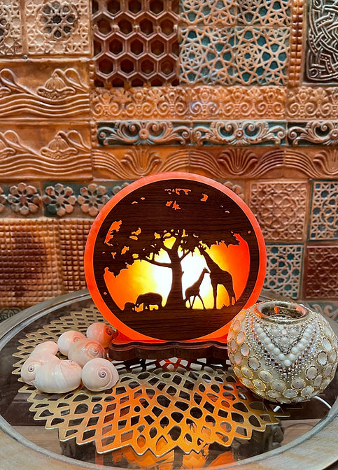 Safari Salt Lamp