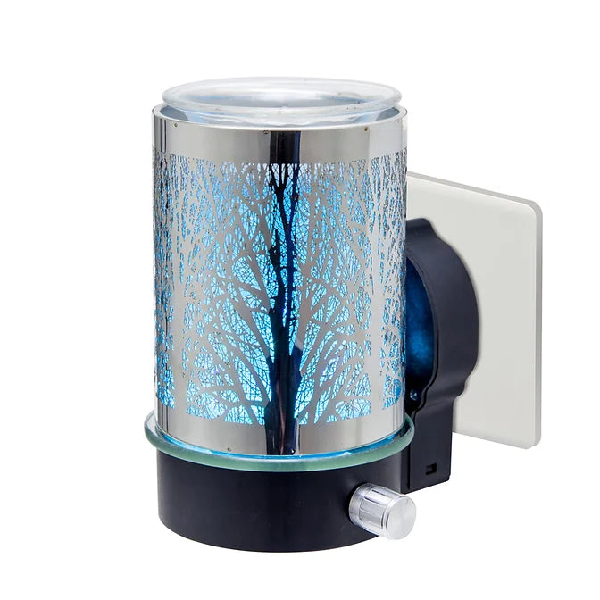 Silver Tree LED Plug In