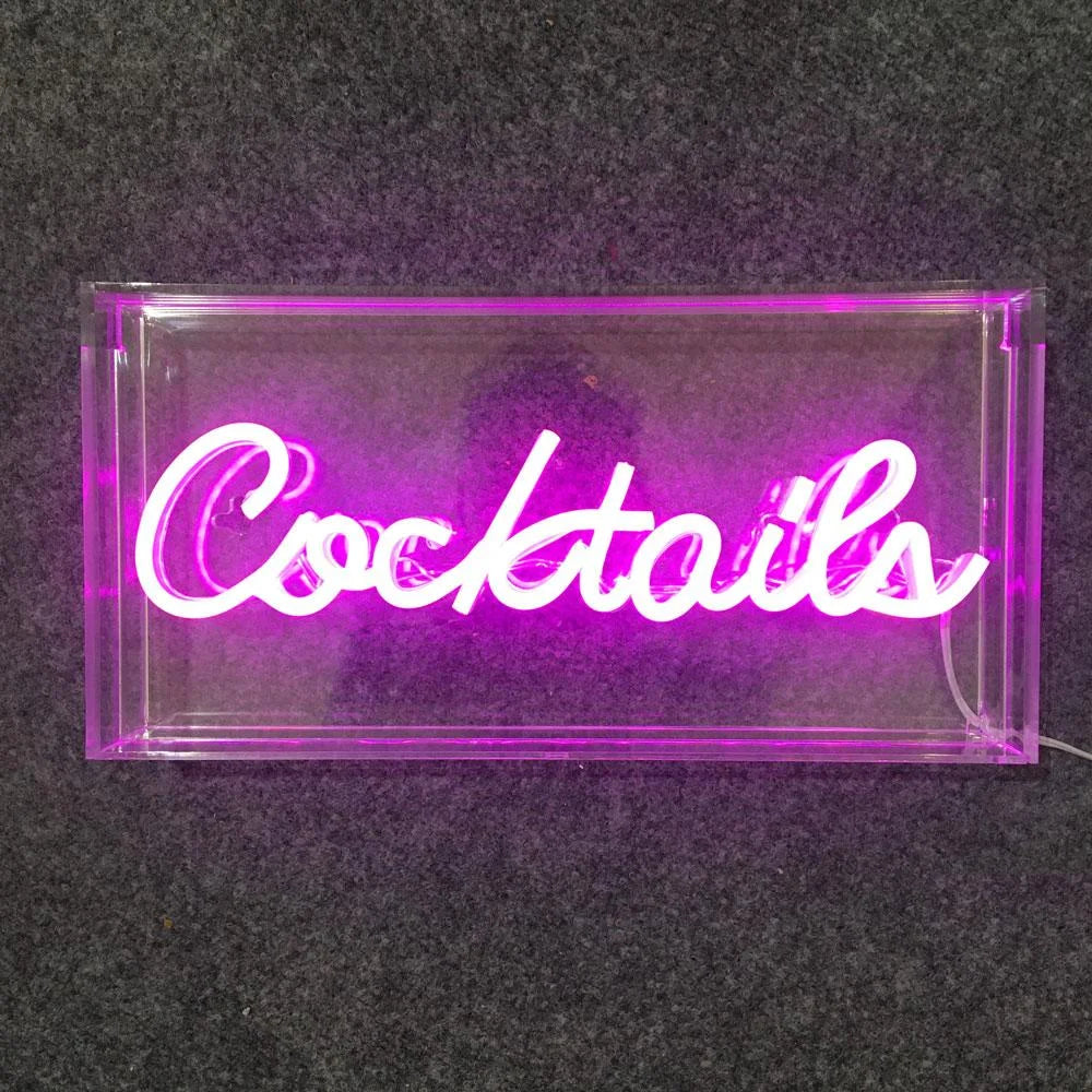 Cocktails Neon Light