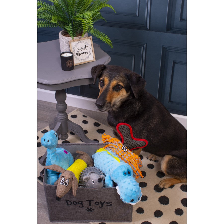 SMART CHOICE FOLDING DOG TOY STORAGE BOX 43X23X25CM GREY