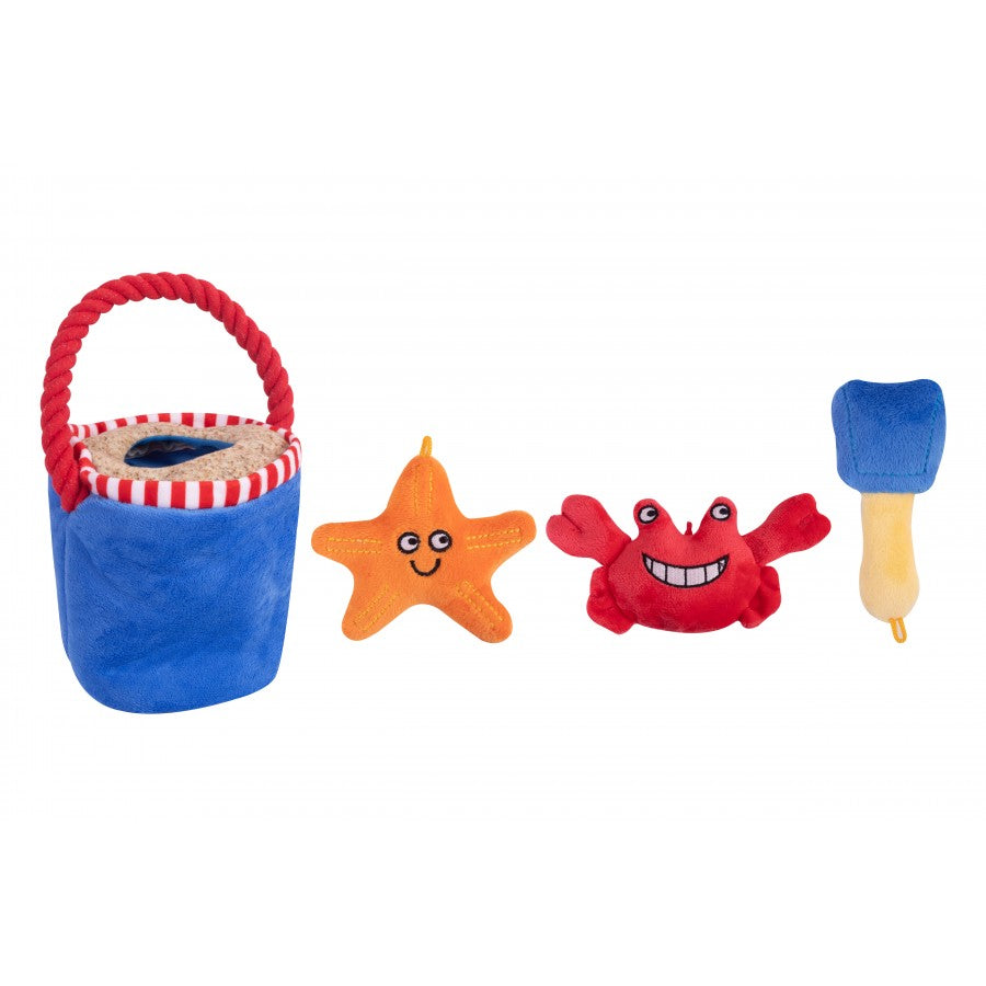 SMART CHOICE HIDE & SEEK DOG TOY BUCKET 3 ASSORTED DESIGNS