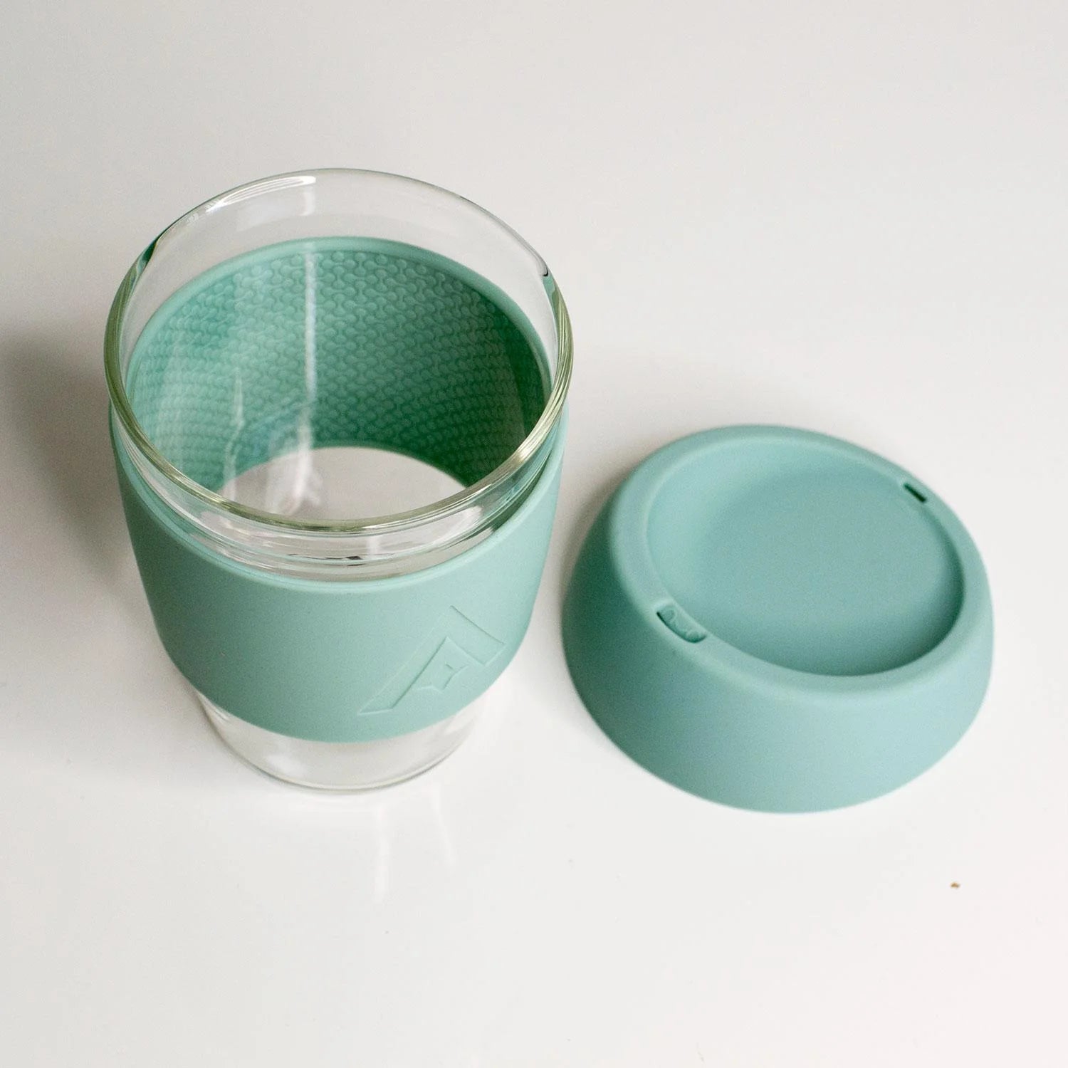 Reusable Glass Travel Cup - Sage Green