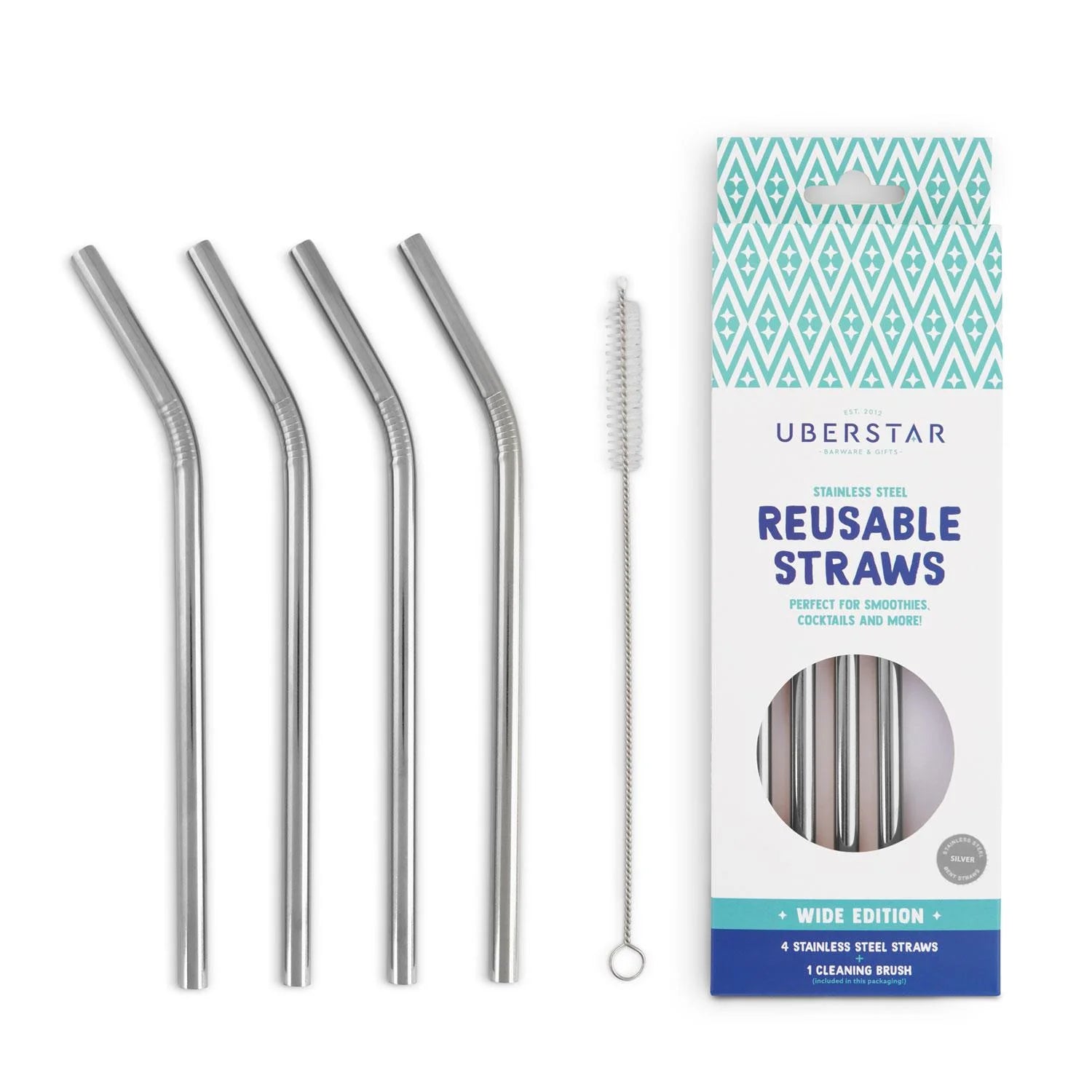 Reusable Straws - Silver